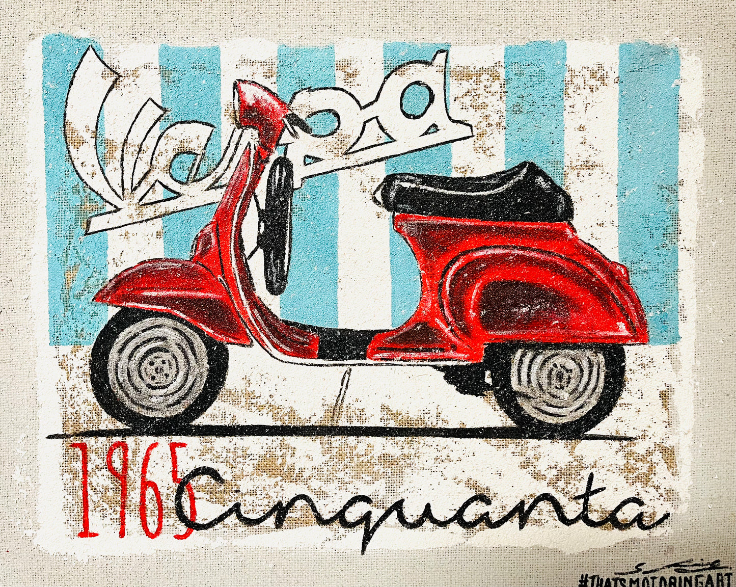 CINQUANTA N 1965 ROSSO