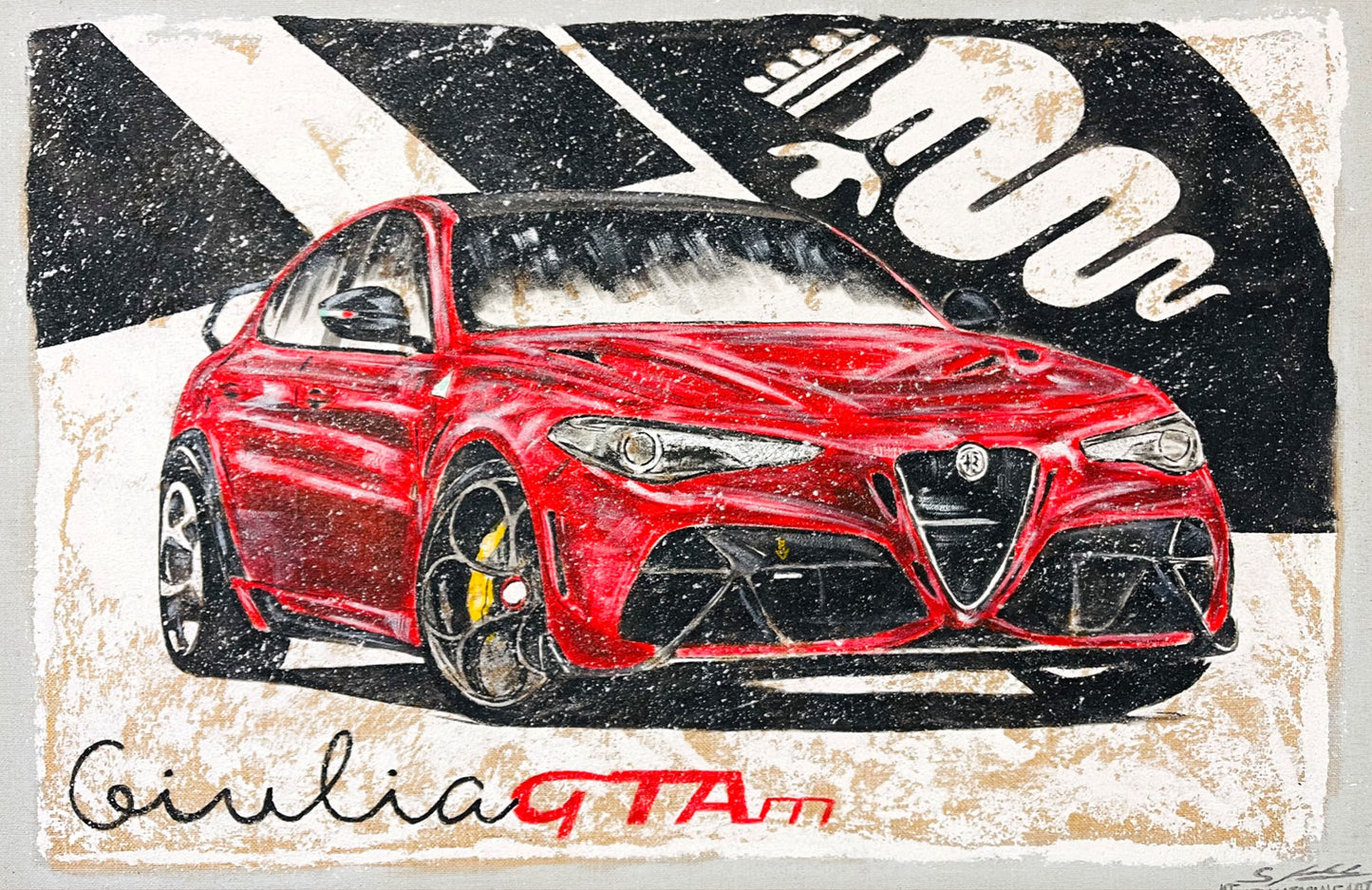 Nuova Giulia GTAm Rosso